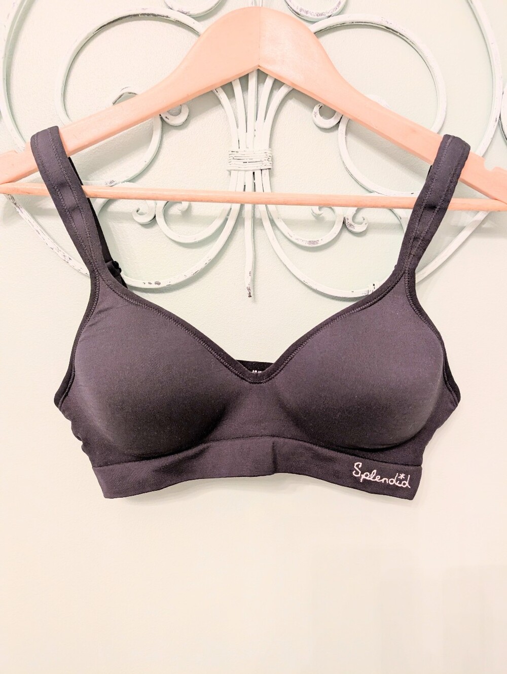 Splendid black wireless t-shirt bra